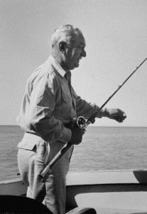 An avid outdoorsman, Halleck found plenty of time for fishing in retirement